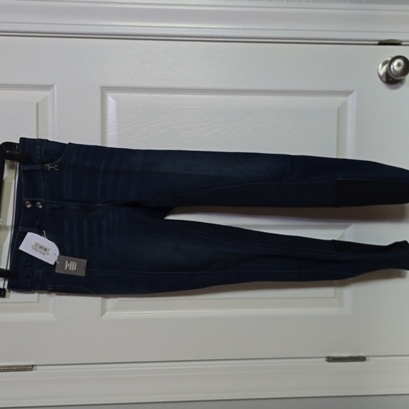 Horze NWT Kaia High Waist denim Silicone breeches stretchable Full Grip Size24** - Picture 1 of 10